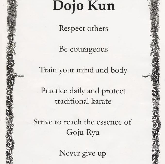 Dojo Kun